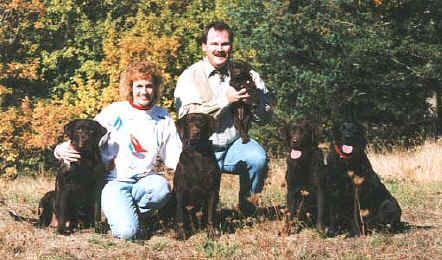 Michael and Dorothy Ruehman picking out their 