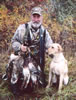 Andy with Annie, a yellow female from the previous Hacker/Dixie litter.